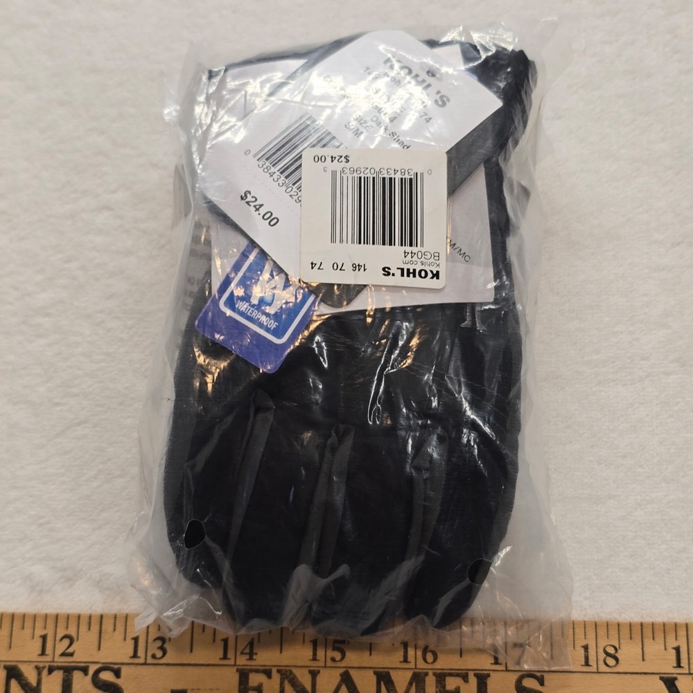 Kohl’s Waterproof‎ Winter Gloves Dark Shade Unisex S/M Cold Weather